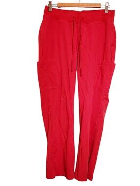 Mandala | Women's Hot Pink Medical or Hospital Scrubs Pants (Size Petite Medium)